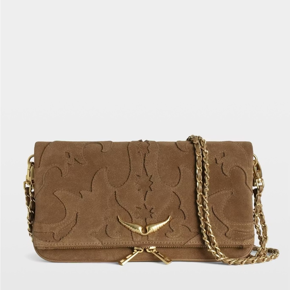 Zadig & Voltaire Rocky Suede Clutch